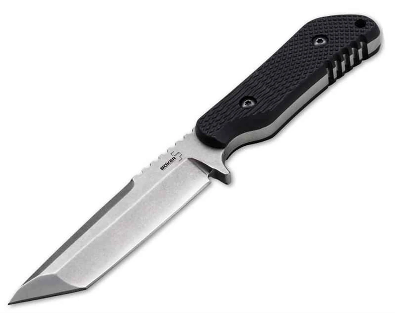 Boker Plus SM-10T Fixed Blade, 440C, Black G-10 Handle 3 Boker Plus SM-10T Fixed Blade, 440C, Black G-10 Handle