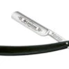 Boker Straight Razor, Stainless Steel Black Handle