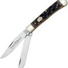 Boker Trapper, C-75 Carbon Steel, Appaloosa Bone Handle 2 Boker Trapper, C-75 Carbon Steel, Appaloosa Bone Handle -Knife Craft Shop knifework bo2525ab 44107.1566588829