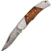 Boker Magnum Duke Lockback, Damascus, Burl Wood Handle -Knife Craft Shop knifework bom01684 20305.1566588691