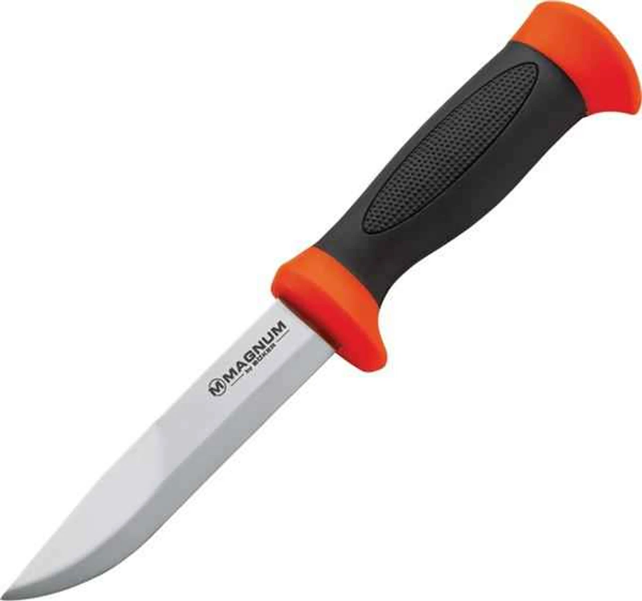 Boker Magnum Nordic Orange, 440 Stainless, Rubber Handle 3 Boker Magnum Nordic Orange, 440 Stainless, Rubber Handle