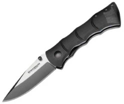 Boker Magnum Black Bamboo Large Folder, 440, Black G-10 Handle