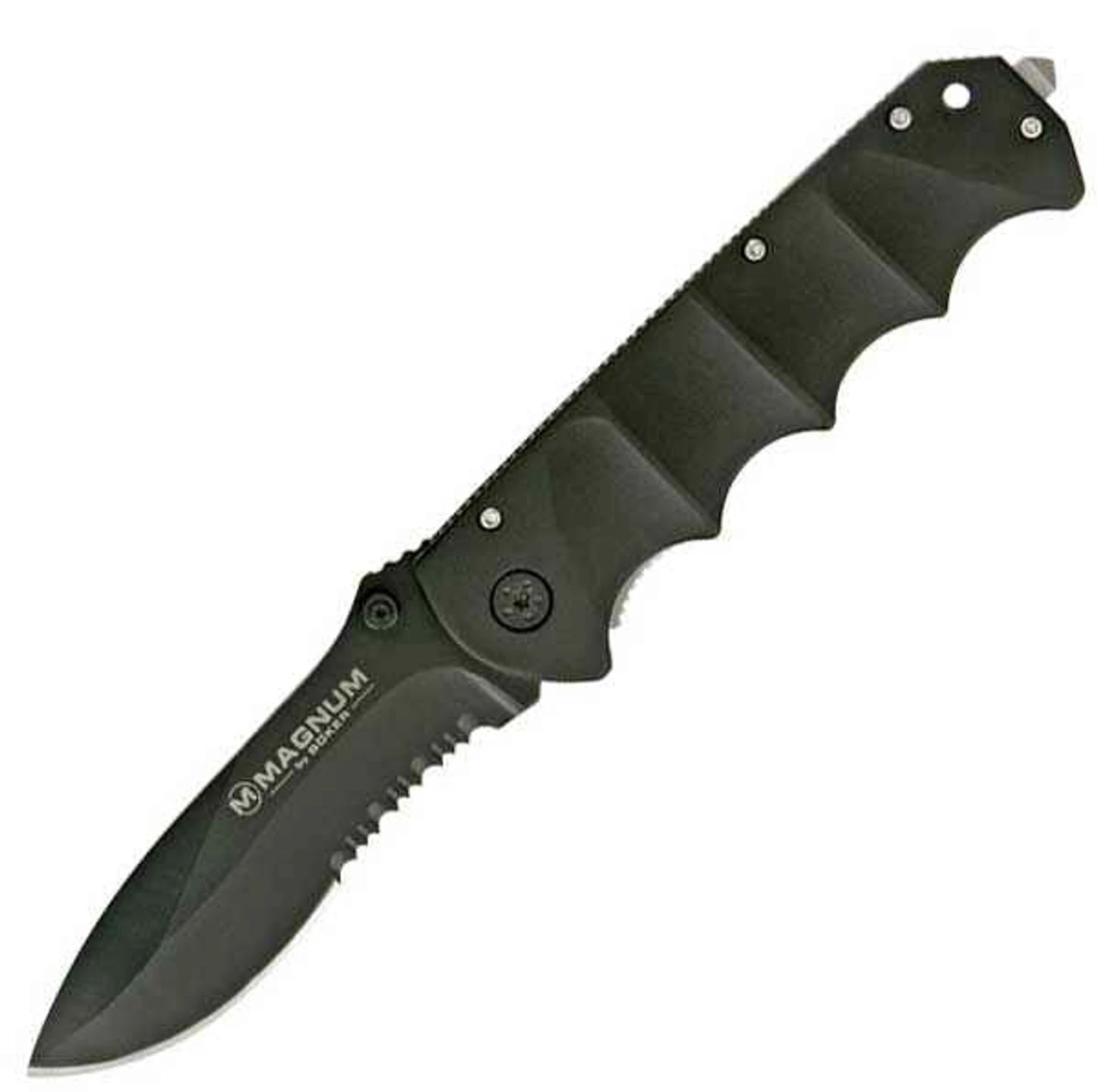 Boker Magnum Stealth Tactical, 440 Stainless, Aluminum Handle 3 Boker Magnum Stealth Tactical, 440 Stainless, Aluminum Handle