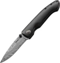 Boker Plus Damascus Gent I, Damascus Steel, Ebony Wood Handle (BOP02470)