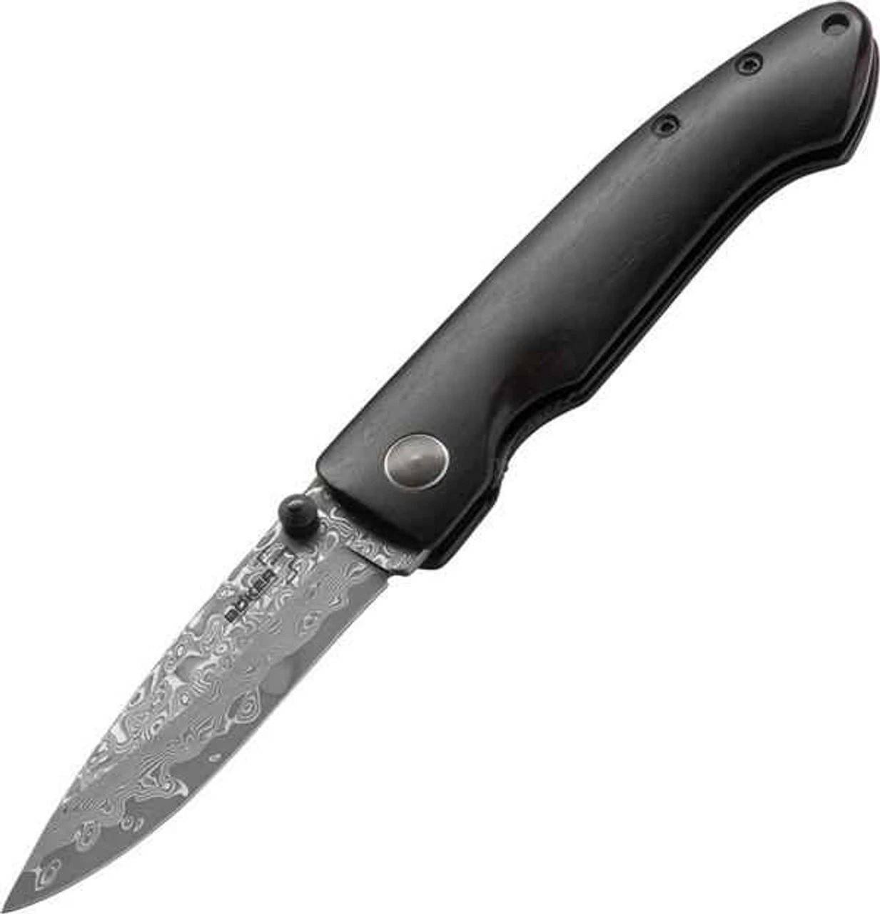 Boker Plus Damascus Gent I, Damascus Steel, Ebony Wood Handle (BOP02470) 3 Boker Plus Damascus Gent I, Damascus Steel, Ebony Wood Handle (BOP02470)