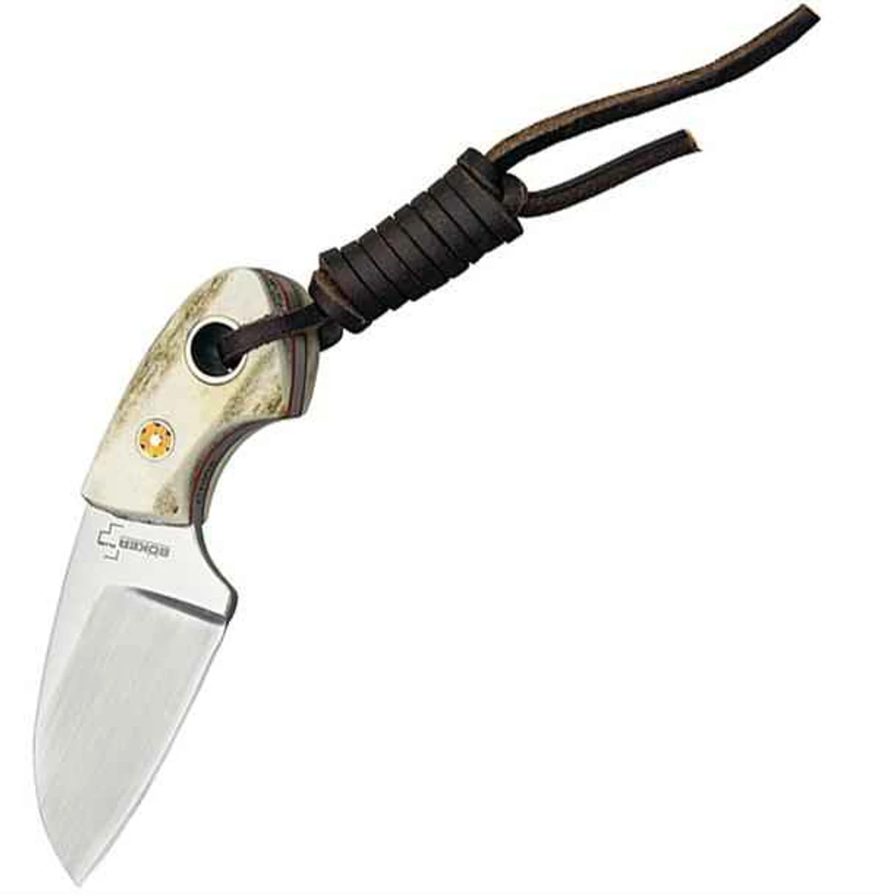 Boker Plus VOX Gnome Stag, 12C27 Steel, Rugged Stag Handle 3 Boker Plus VOX Gnome Stag, 12C27 Steel, Rugged Stag Handle